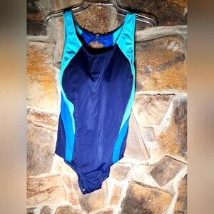 Inches blue one Piece swimsuit